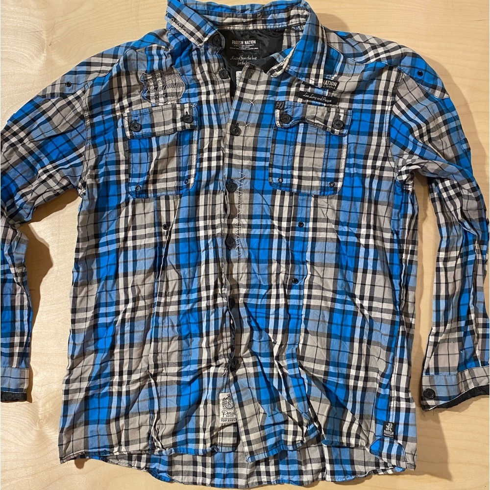 Parish Nation button Up Shirt 3 XL (CZ)